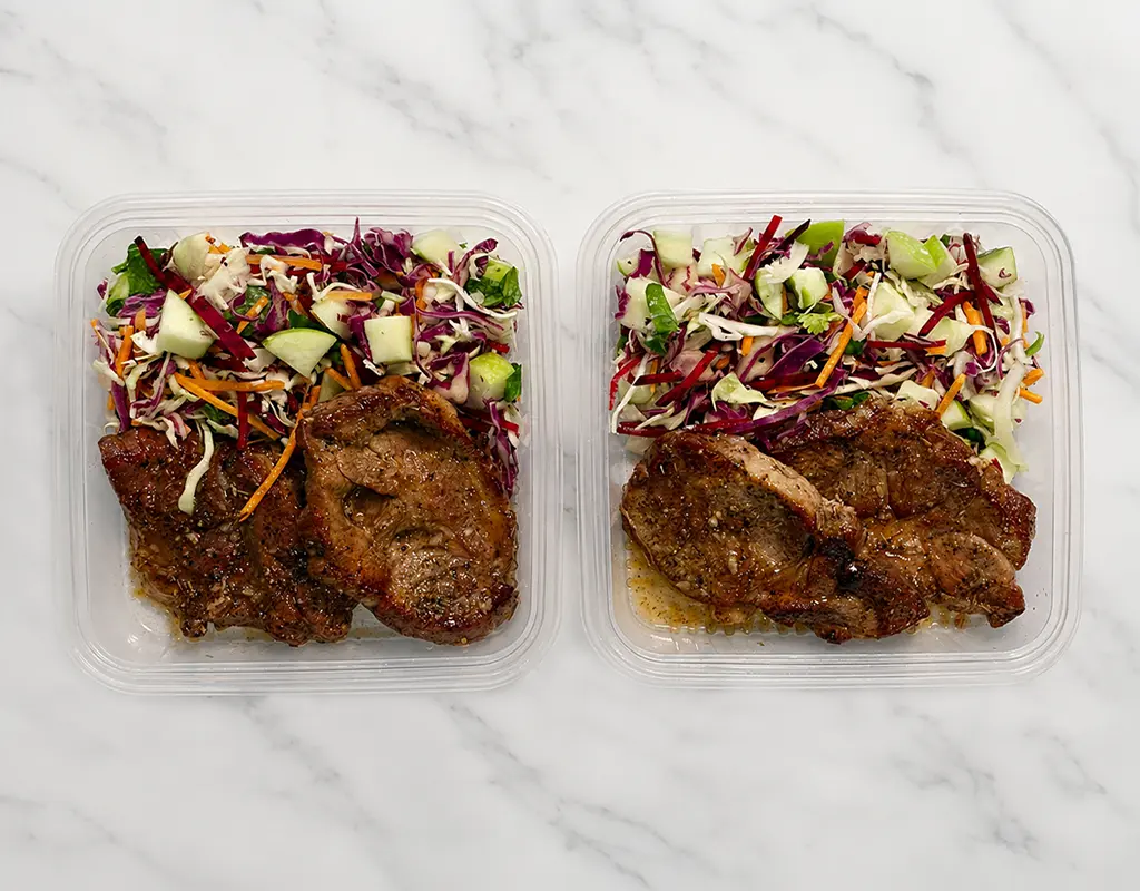 Chef Sarah pork steaks meal prep