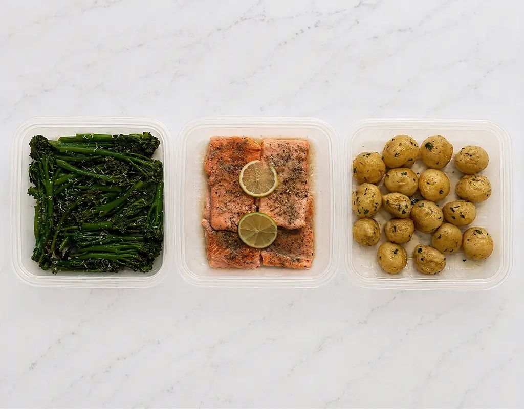 Trout & Veg